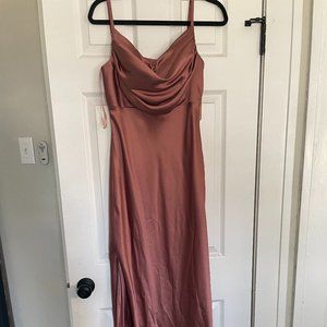 Revelry Skye Satin Dress - Size 8